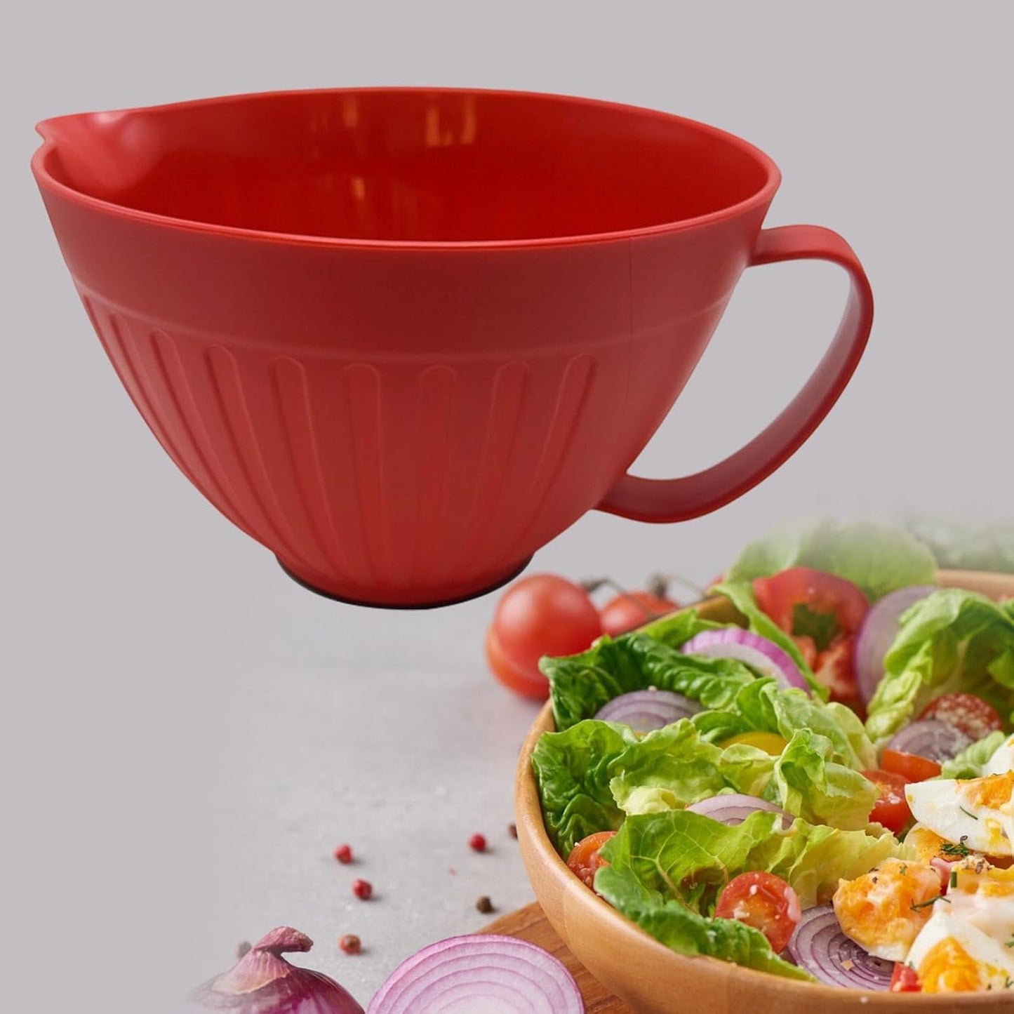 Mixing Bowl Multipurpose Batter Bowl for Food Storage Beating Eggs Dessert