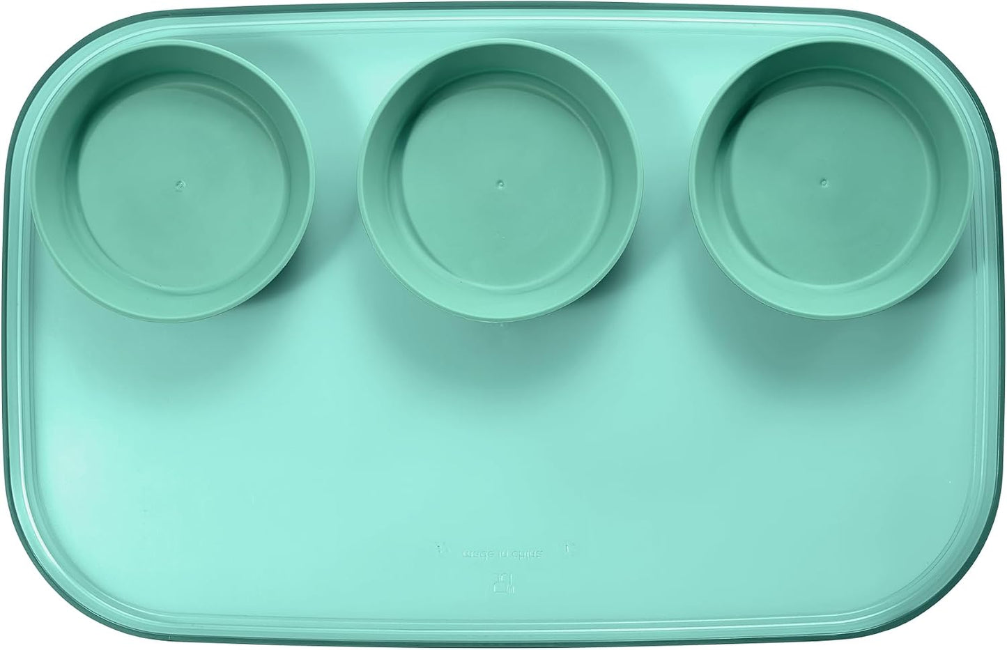 madesmart dipware 3 Bowl Serving Tray, Stackable & Removable Dip Bowls for Charcuterie, Guacomole, Snacks, Veggies, Premium Dishwasher & Microwave Safe, Multipurpose Plate & Bowl, Olive
