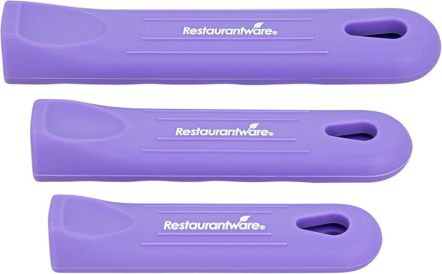 Restaurantware Silicone Pan Handle Cover Set 1-Count Heat-Resistant Removable Pan Handle Grips, Ergonomic Non-Slip Green Handle Protectors for Fry Pans and Sauce Pans