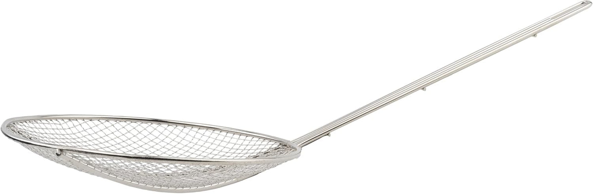 Winco Round Wire Skimmer, 12-Inch,Nickel,Medium