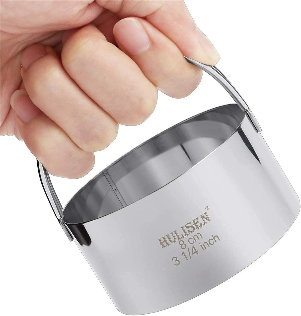 HULISEN 5-Pc Biscuit Cutters, Flour Sifter, Pastry Scraper, Dough Blender