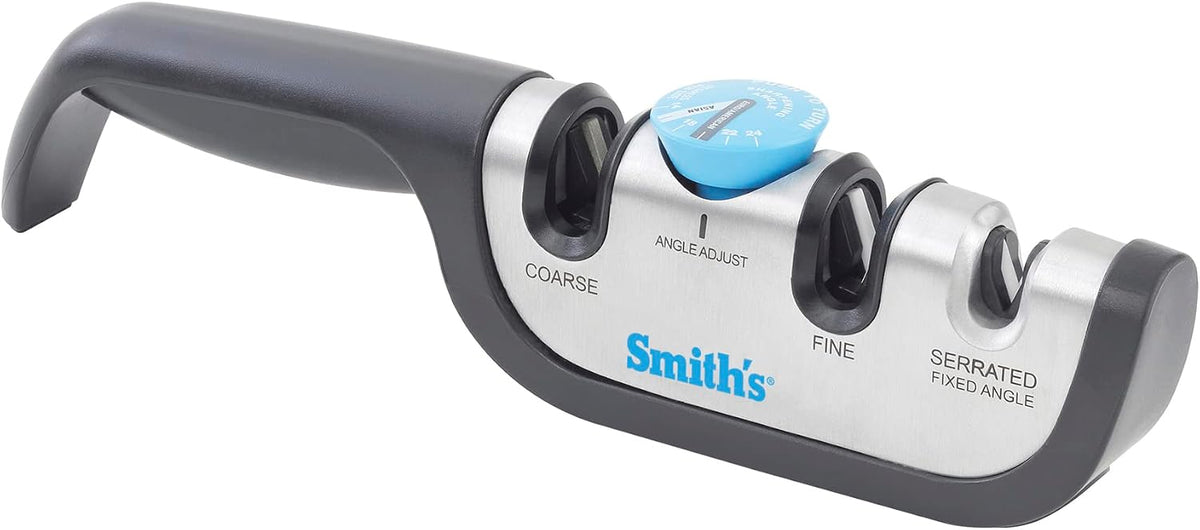 Smiths Adjustable Manual Knife Sharpener Gray/Yellow S-50264