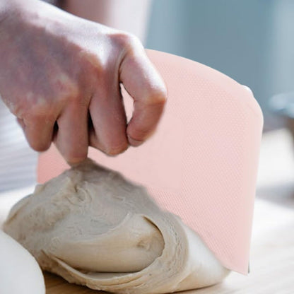 5 Pack Plastic dough scraper, flexible scraper