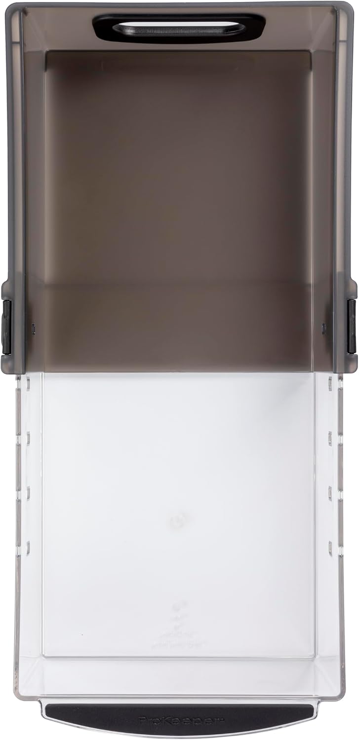 Progressive ProKeeper+ Pantry & Refrigerator Storage Containers – Modular Bins and Organizers (Narrow Stackable Bin, 16.1"L x 4.0"W x 3.6"H)
