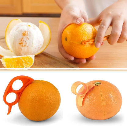 Orange Citrus Peelers, Cosmer Set of 15 Plastic Easy Slicer Cutter Peeler Remover Opener Kitchen Accessories Knife Cooking Tool Kitchen Gadgets (Set A)