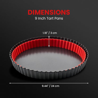 Pie Weights for Blind Baking 9" Tart Pan,Silicone Pie Weight for Baking Crust,Reusable Pies Crust Weights – for Pies/Tart/Quich– Food-Safe,Dishwasher Safe – Designed Exclusively for 9 in. Tart Pan