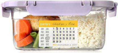 Restaurant Quality Shelf Life Labels / 500 Meal Prep Stickers/Use by Removable Labels / 2" x 3" Food Organization Sticker/Made in The USA