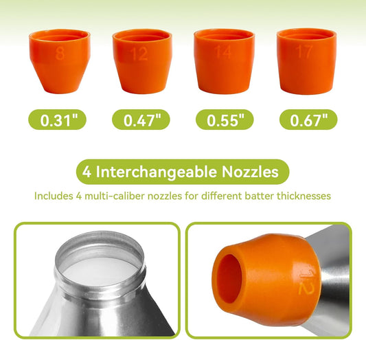40oz 1200ML Stainless Steel Pancake Batter Dispenser