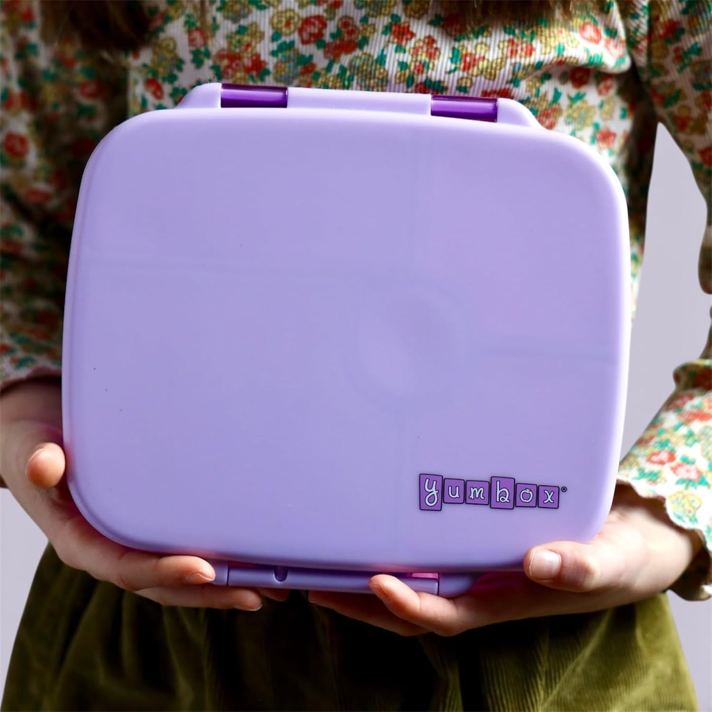 Yumbox Go Leakproof Bento Lunch Box, 5 Compartments, Charcoal Gray | Deep Portioned Tray | Removable Silicone Gasket | Lightweight Construction | Fits Most Lunch Bags | Easy-Clean Design