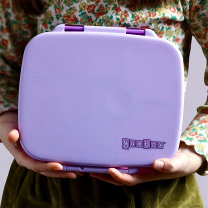 Yumbox Go Leakproof Bento Lunch Box, 5 Compartments, Charcoal Gray | Deep Portioned Tray | Removable Silicone Gasket | Lightweight Construction | Fits Most Lunch Bags | Easy-Clean Design