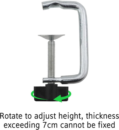 1 Set Pasta Maker Handle and Clamp Pasta Maker Machine Accessories Joystick Bracket Clamp Black