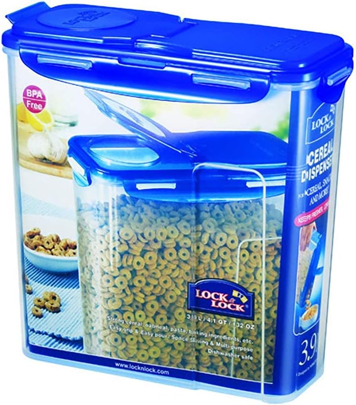 Lock & Lock Bulk Storage Bins Food Storage Container with Wheels (50.72-Cup)