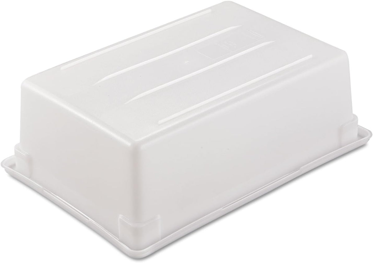 Rubbermaid Commercial Products Polycarbonate Food Storage Box/Tote, 2 Gallon, Clear, for Restaurant/Kitchen/Cafeteria