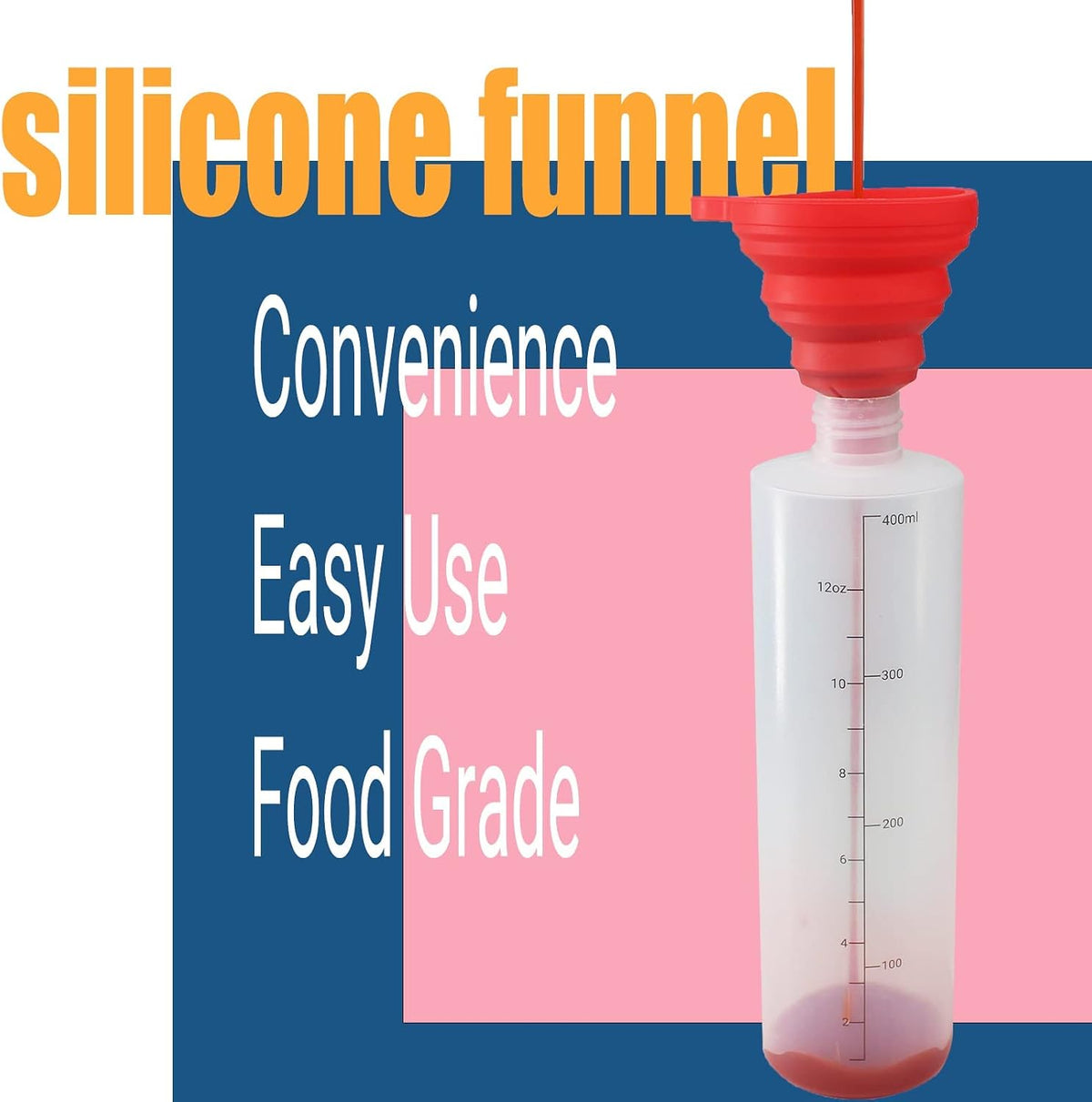 32 oz / 1000 ml Plastic Squeeze Bottles 3-Hole
