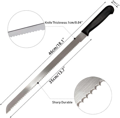 Sourdough Bread Knife for Homemade Bread: 11" Adjustable Bread Slicer