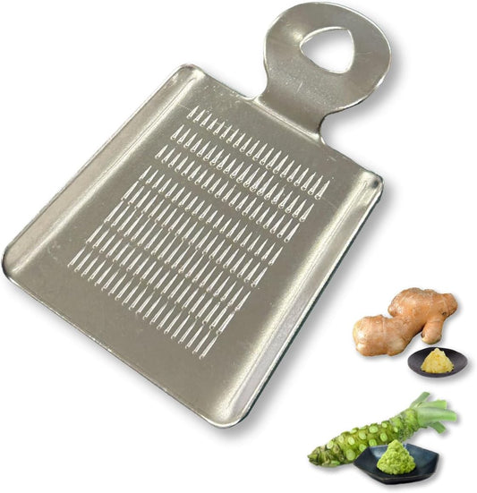 Japanese Stainless Steel Grater - Ginger, Garlic & Wasabi