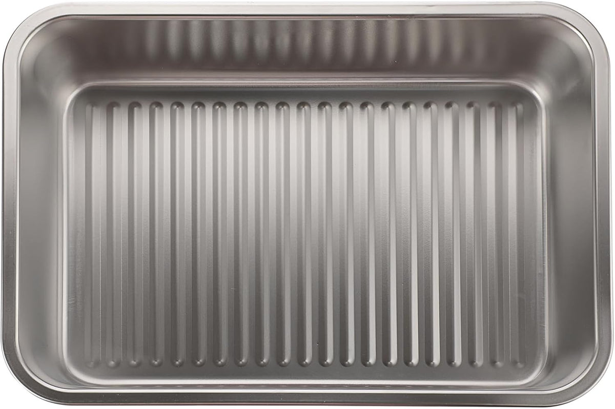 BSTKEY Pizza Dough Proofing Box, Stainless Steel Rectangle Food Storage Box Container with Leak Proof & Airtight Lid, 11.8 x 8.3Inch Large Capacity Household Pizza Dough Container