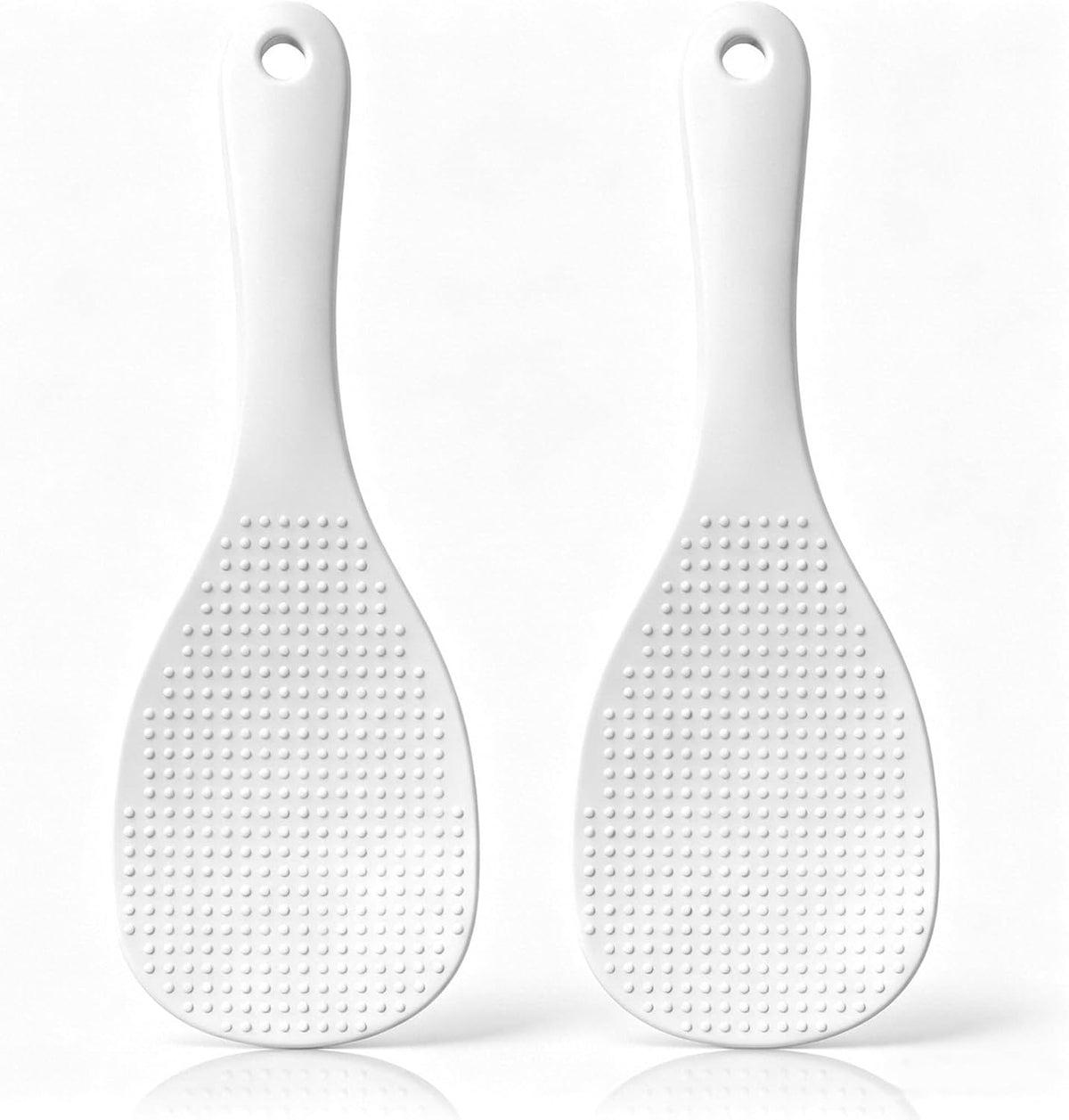 Mabor 2PCS Rice Spoon, Plastic Rice Serving Spoon Paddle Non Stick