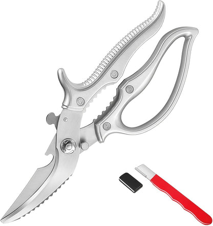 Non-Slip Handle All Purpose Spring Poultry Kitchen Shears,scissors for food