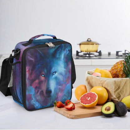 cfpolar Skull Skateboard Lunch Box for Boys Girls, Insulated Lunch Bags for Kids Reusable Mini Cooler Lunch Tote Lunchbox Thermal Meal Tote Kit with Shoulder Strap for Work School Picnic