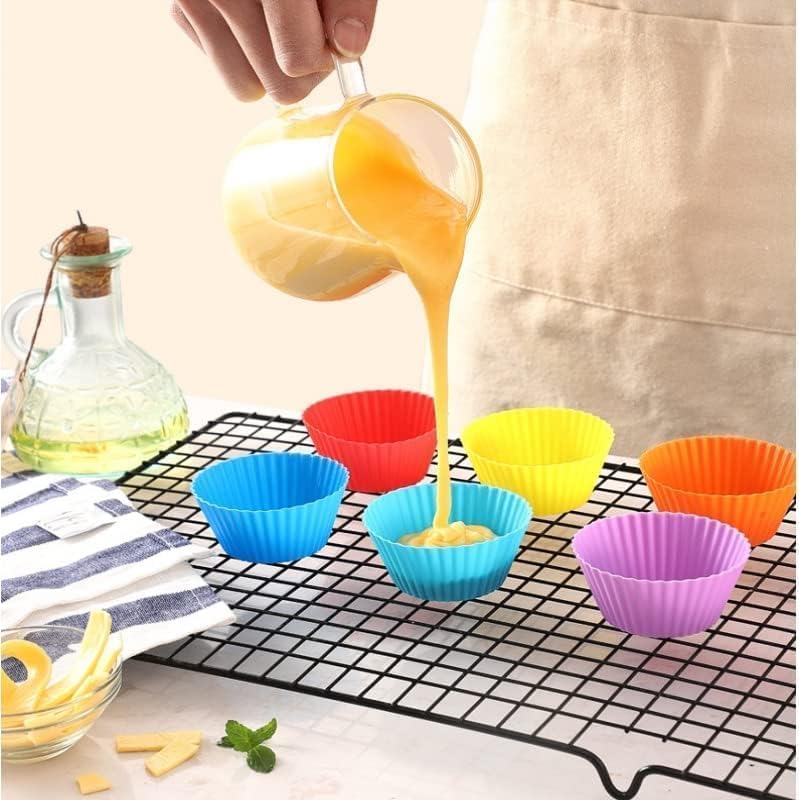 Silicone Lunch Box Dividers,24 pcs Bento Box Dividers with 10 Animal Picks,Silicone Bento Box Inserts,Cupcake Baking Cups,Muffin Pan Liners,Reusable and BPA Free