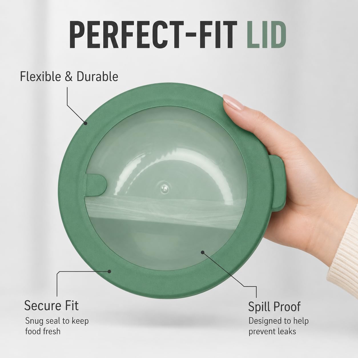 Pera Mixing Bowls with Lids, 8-Piece Airtight Leak-Proof Nesting BPA-Free Bowl Set for Kitchen & Food Storage, Large 4200ml Capacity, Microwave & Dishwasher Safe