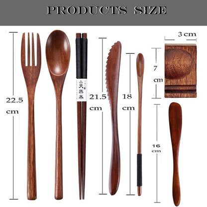 Travel Utensils Set with Case Reusable Stainless Steel Silverware Flatware Set 9 Pcs Portable Cutlery Eating Utensils Set for Lunch Boxes Workplace Camping School, Dishwasher Safe (Multi)