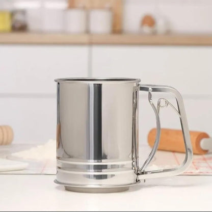 Flour Sifter,4 Cups Sifter for Baking,Powdered Sugar Shaker Duster