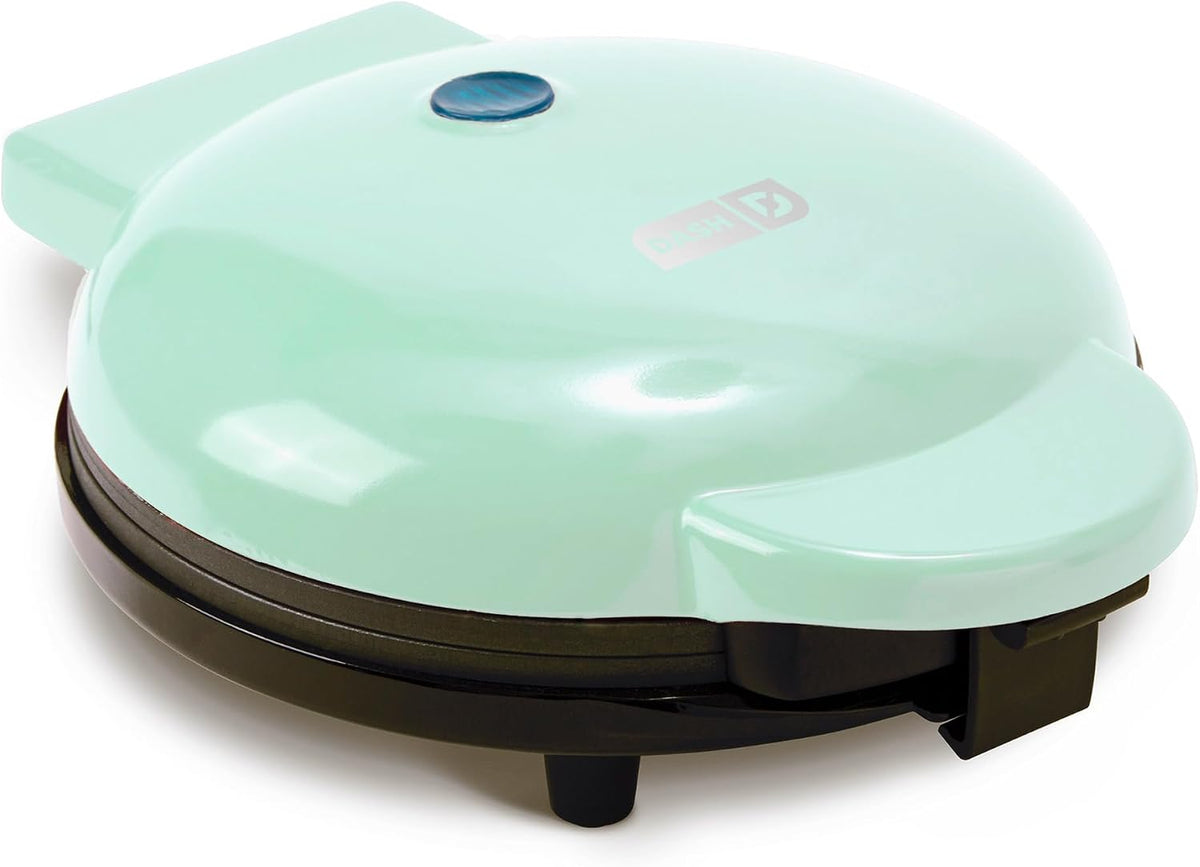 Dash Round Express Electric - Pancake Maker & Eggs Griddle System - Healthy Breakfast Maker - Quick Heat-Up & Easy Cleanup - nonstick surface - Red