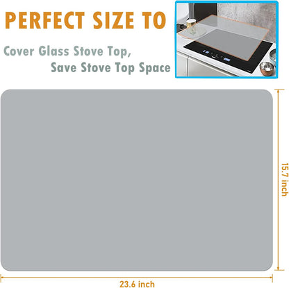 Webake Extra Large Silicone Mat For Countertop, Multipurpose Nonstick Heat Resistant Mat 23.6" x 15.7" for Baking, Rolling Dough, Fondant, Resin Expoxy, Craft, Jewerly (Red)