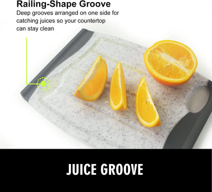 7.48" Small Plastic Cutting Board for Small Kitchen Task (Grey)