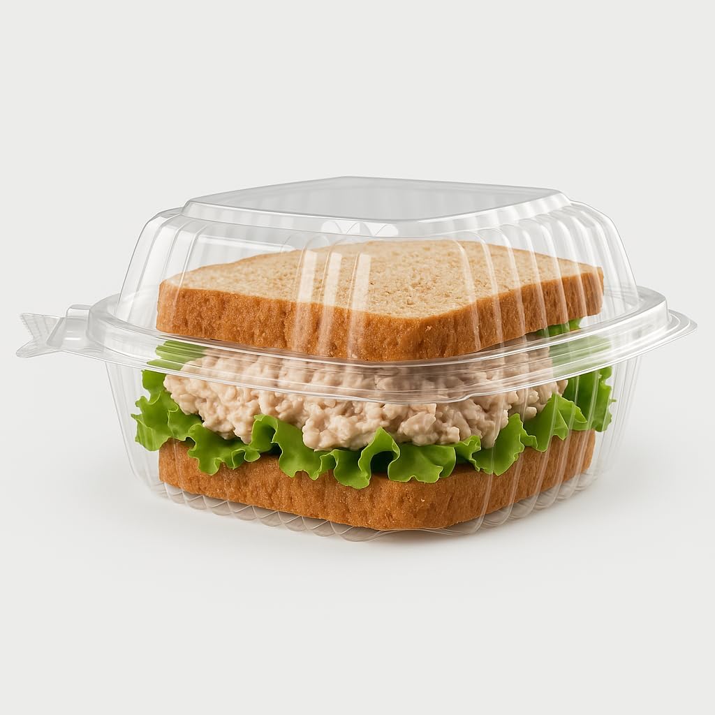 3 Compartment Food Containers with Lids, 25 Pack, 38 Oz Take Out Containers, Reusable Meal Prep Containers, Microwave Safe Lunch Boxes, Food Storage Containers for Catering, Restaurant & To Go Meals