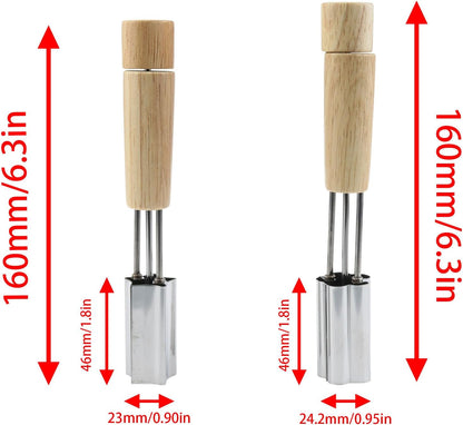 2PCS Stainless Steel Cupcake Core Remover