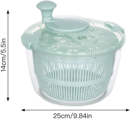 Large Salad Spinner,6.3QT Lettuce Spinner, Salad Dryer for Washing, Spinning, and Draining Greens, Fruits, and Vegetables