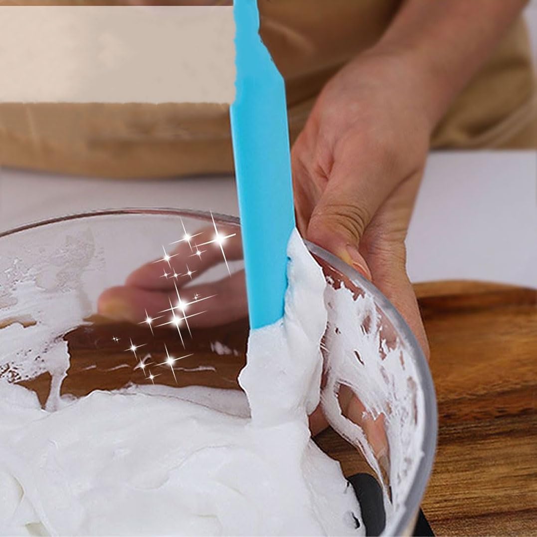 Silicone Spatula Set - 8PCS Heat Resistant Rubber Spatulas for Cooking,Baking,Mixing, Silicone Utensil Sets for Nonstick Cookware,Non-Stick Flexible Baking Cooking Tool BPA-Free