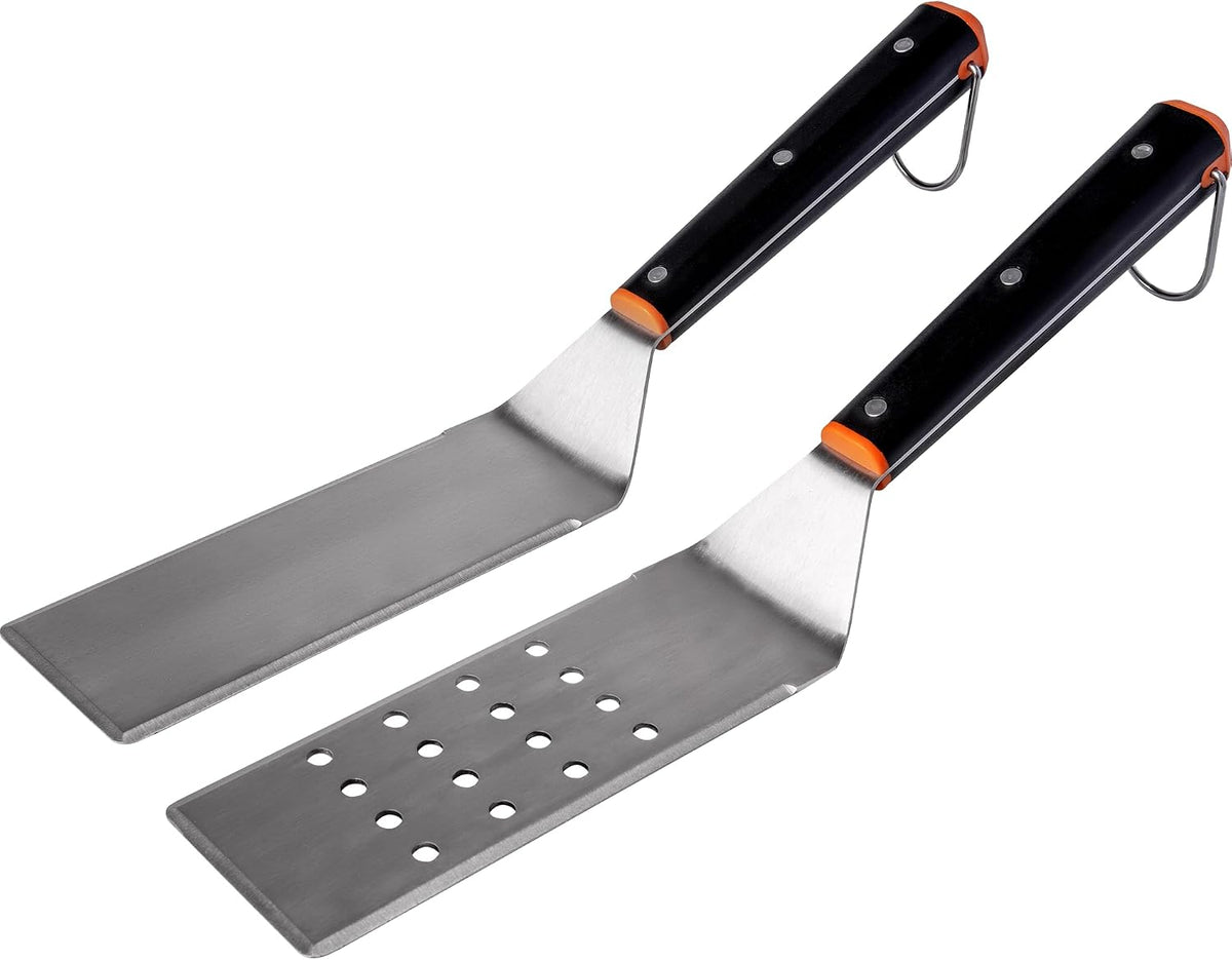 Traeger Grills Flat Top Spatula 2-Pack, Stainless Steel, Dishwasher-Safe