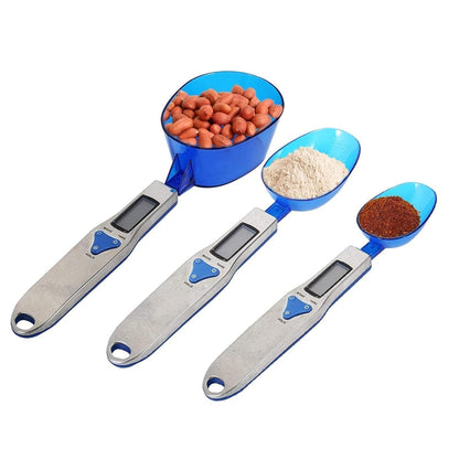 HERCHR Electronic Digital Spoon 500/0.1g Kitchen Scales Measuring Tool Food Scale Spoon Electronic Measuring Spoons Weight Scale Portable Spoon with Scale for Milk, Tea, Flour, Spices