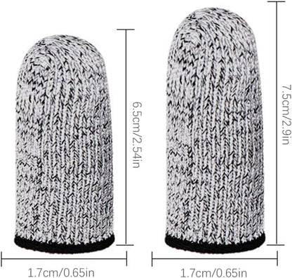 12PCS Finger Cots Cut Resistant Protector,Finger Covers for Cuts