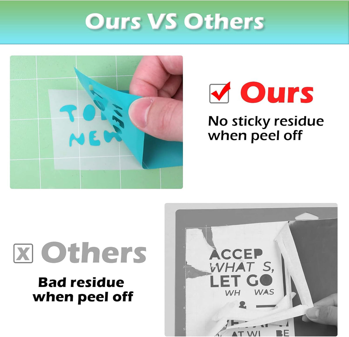 HTVRONT Cutting Mats 12x12, Compatible with Cricut Maker/Explore