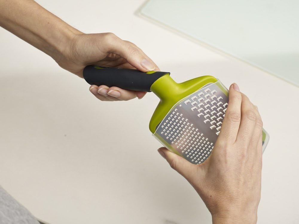 Joseph Joseph 2-in-1 Mini Grater & Slicer – Compact Kitchen Tool with Sharp Stainless Steel Blades