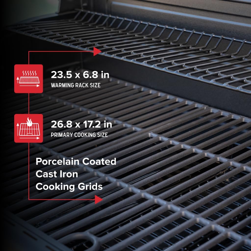 Nexgrill Stainless Steel 3-Burner Propane Gas Grill w/Foldable Side Shelves, 40,500BTUS, 591.05 sq. in. Cooking Area, Perfect for Outdoor Cooking & Grilling, BBQs, Backyard, Tailgating, 720-0830MN