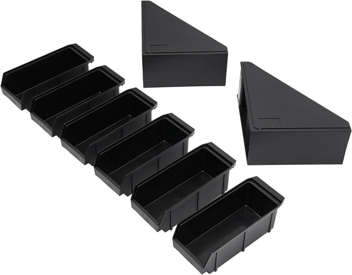 6 Compartment Serve Condiment Bin, 3-Tier Self Serve Condiment Bin Stand, Plastic Containers Storage Bins, Countertop Condiment Organizer for Coffee Shops Restaurants Bars