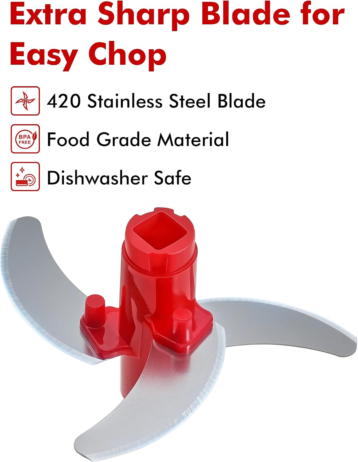 GDL Food Chopper, Vegetable Chopper, Pull String Onion Chopper Dicer, 800ML