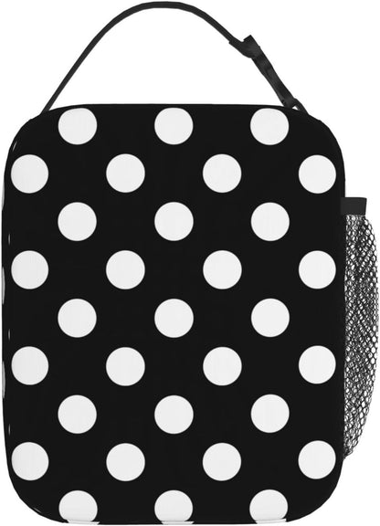 70s Retro Mushroom Floral Insulated Lunch Bag Reusable Cooler Lunch Box Portable Leakproof Thermal Container Tote Bags for Girls Boys School Travel