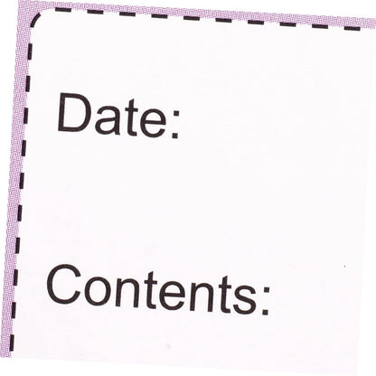 KALLORY 5rolls Convenient Portable Date Labels Blank Food Stickers for Bottles Office Use and Food Preservation Lightweight and Practical for Easy Organization