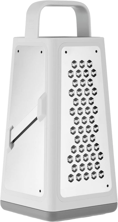 ZWILLING Z-Cut Multifunctional Grater, Mandoline, Faster Grating Technology, Zester, Rasp Grater, Slicer, Finger Guard, Grey