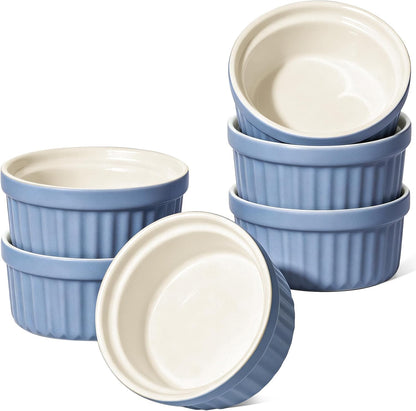 LE TAUCI Sauce Cups 2 OZ, Set of 6, White