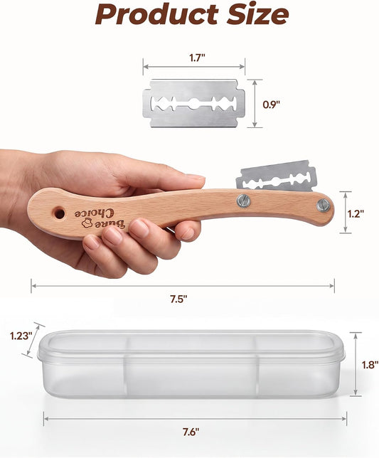 Bake Choice Bread Lame, Sourdough Scoring Tool with Ergonomic Wooden Handle