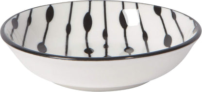 Now Designs Dewdrop Pinch Bowls Set of 6, 100% Stoneware, 2 oz Capacity, Dishwasher & Microwave Safe