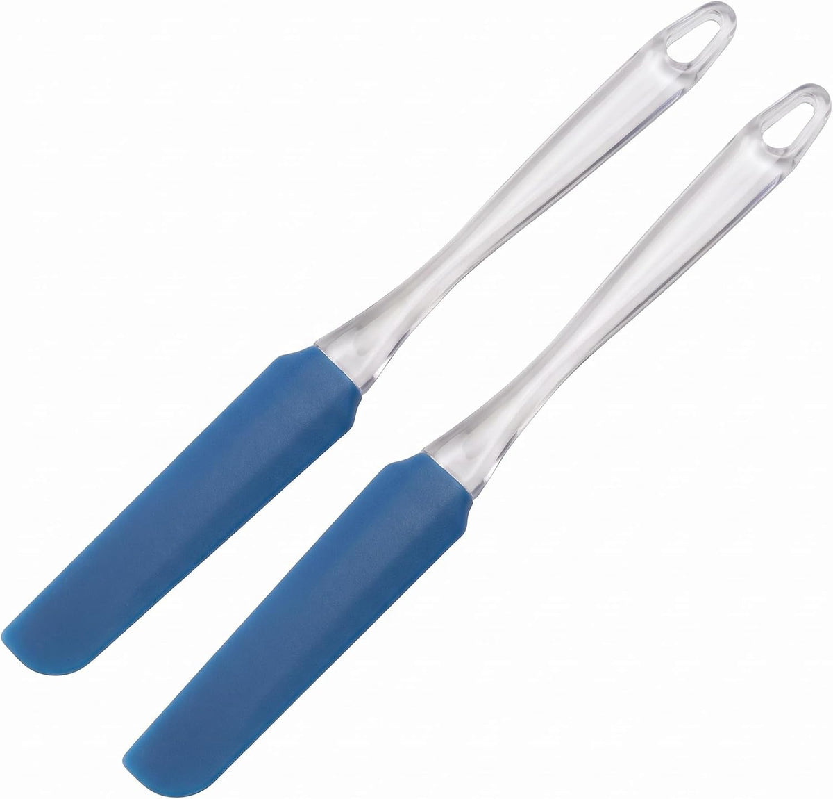Norpro Silicone Jar/Icing Spatula, Blue, 10.5in/26.5cm, As Shown